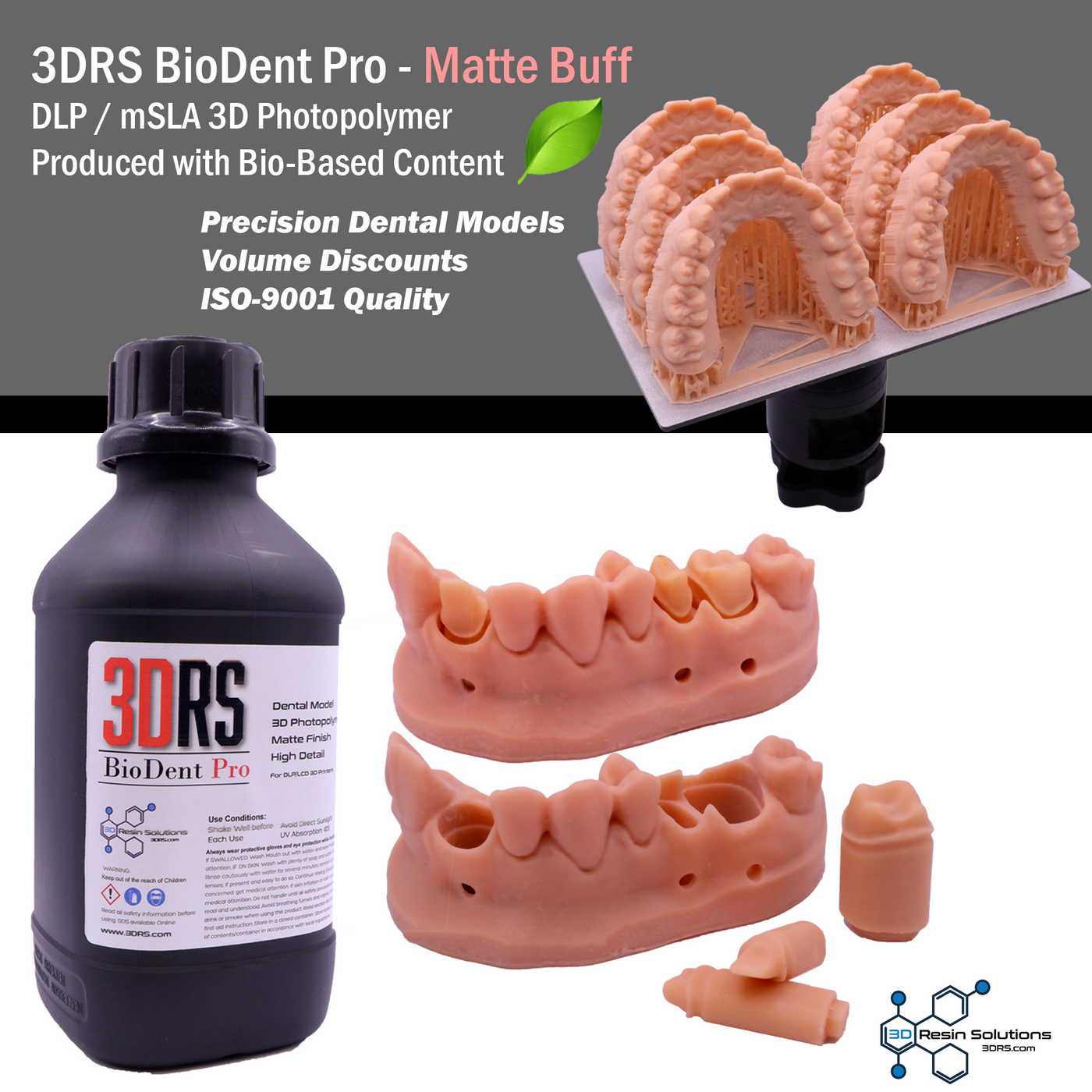 Buff Resin BioDental Pro – 3D Resin Solutions